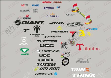 自行车各大品牌logo骑行服定制