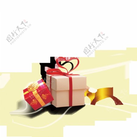 情人节包装礼品盒素材图片