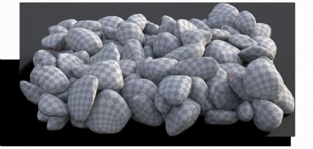 一堆鹅卵石免抠png透明图层素材