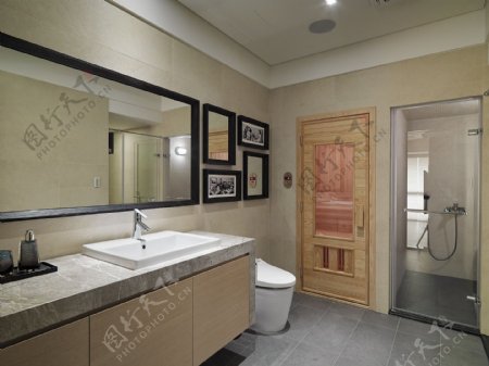 质朴设计浴室效果图