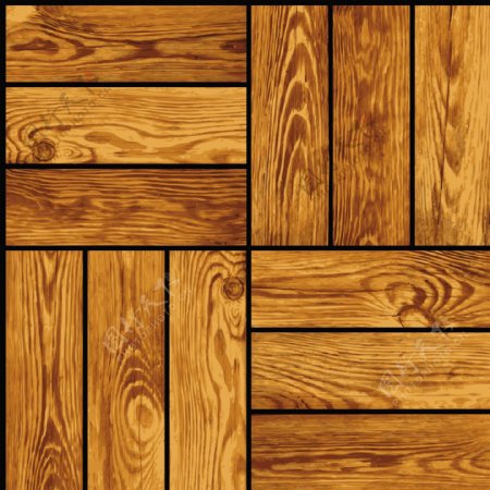 防腐木木板拼接矢量素材