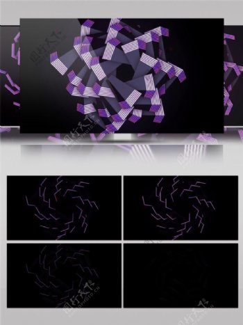 紫色星际舞台动态视频素材