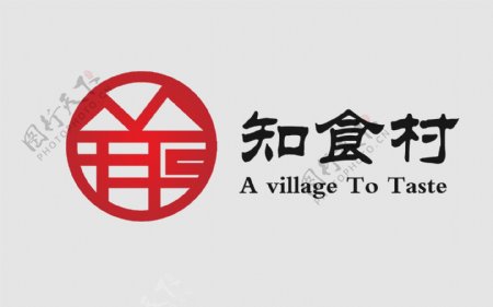 知食府饭店logo