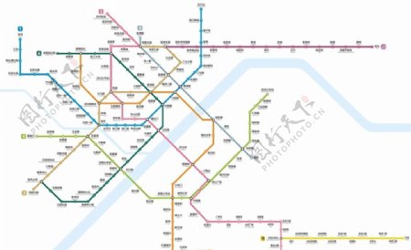 武汉高兴地铁交通图