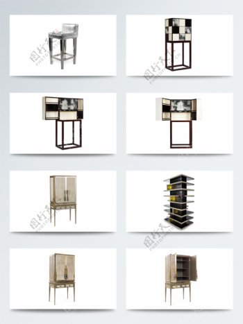 中国风古典柜子椅子图片