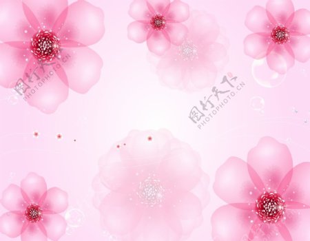 粉色花朵移门设计