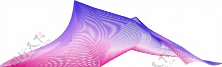 渐变几何矢量科技感炫彩底纹粉色紫色曲线