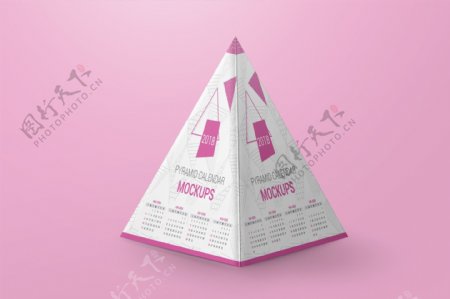 三角盒子包装效果图样机