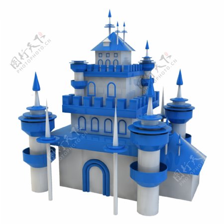 3D城堡模型可商用元素