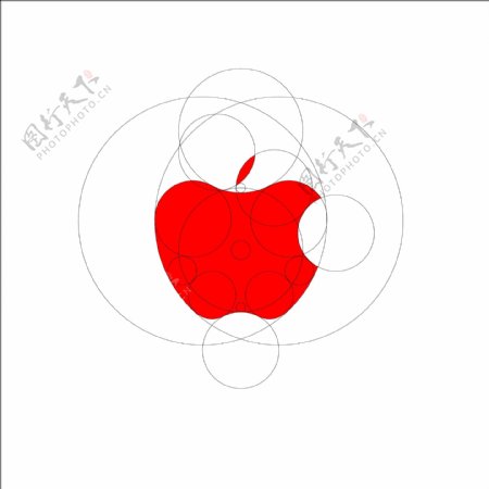 苹果logo绘制