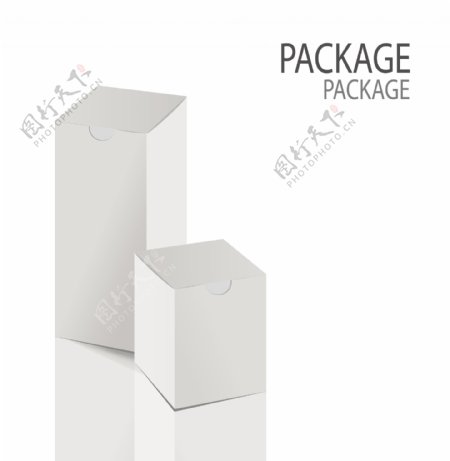各式样式包装盒设计素材