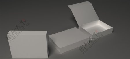 包装盒效果模型图