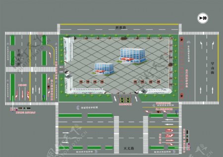 路口交通组织规划