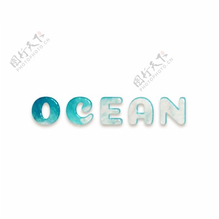 容量光泽题字海洋与海洋的纹理