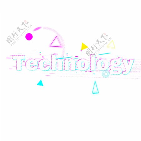 Glitchtechonology字体设计