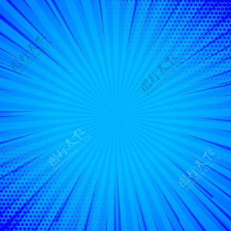 蓝色科技光效线条海报背景素材