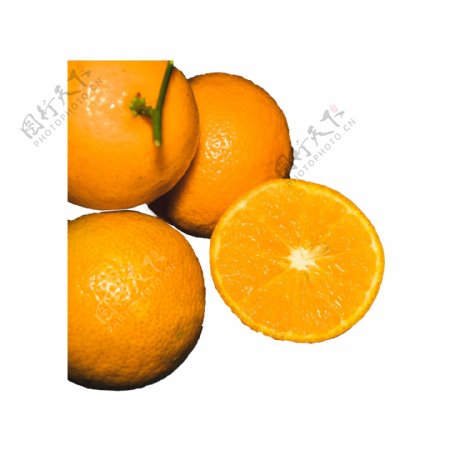 橙子实物实拍png免抠