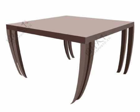 精美的家具桌子插画