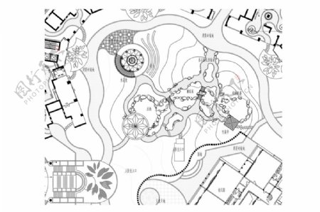 园林景观规划CAD平面图
