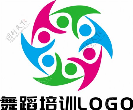 舞蹈培训LOGO设计