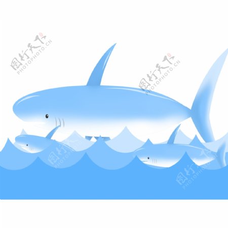 蓝色鲸鱼海底