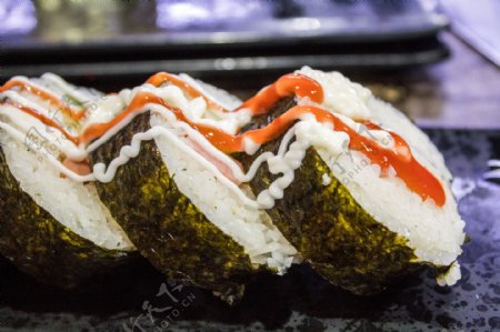 美食之寿司卷摄影