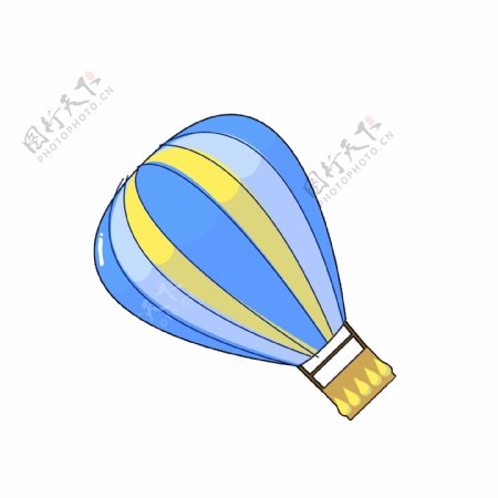 一个漂亮的热气球