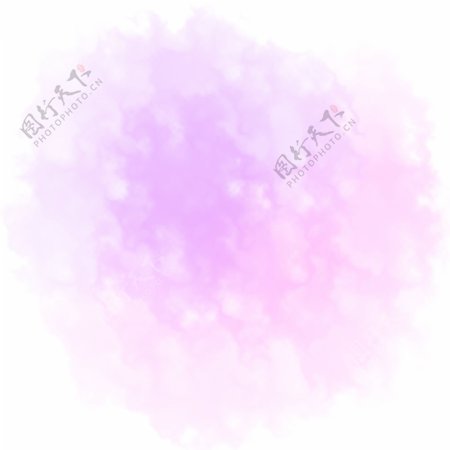 紫色水彩图案插画