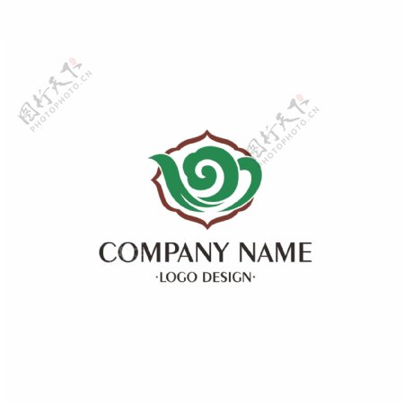 绿色茶叶logo设计