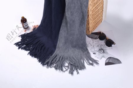 韩版羊毛羊绒围巾