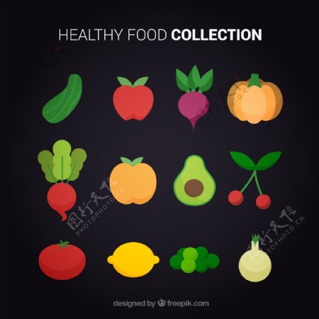 12款彩色健康食物