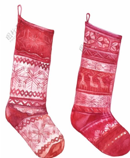 圣诞袜圣诞袜子红色喜庆