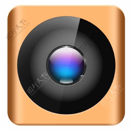 2.5D手机APP摄像机照相机图标GIF