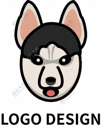 原创狗狗宠物店logo