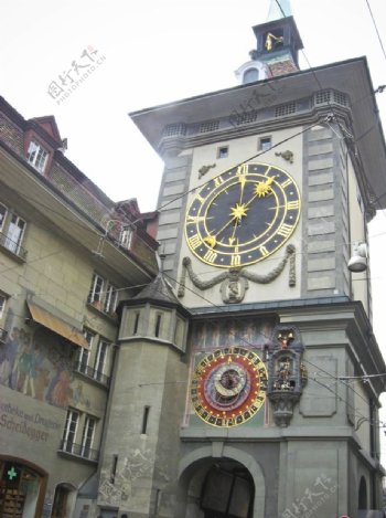瑞士伯尔尼的钟面