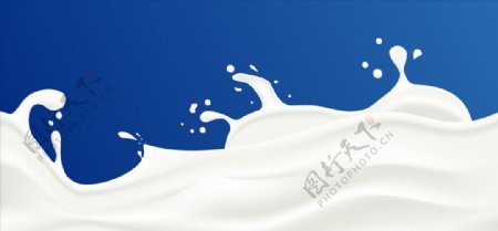 新鲜牛奶插画
