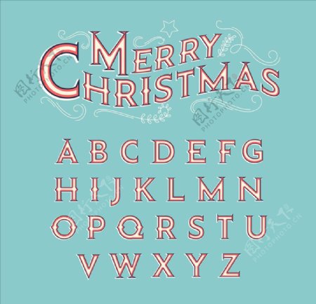 圣诞节字母