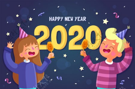 2020年庆祝新年人物