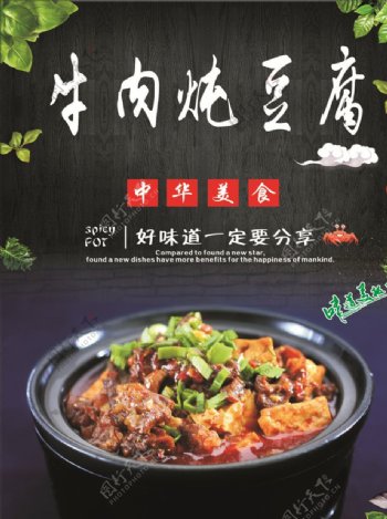 牛肉炖豆腐海报