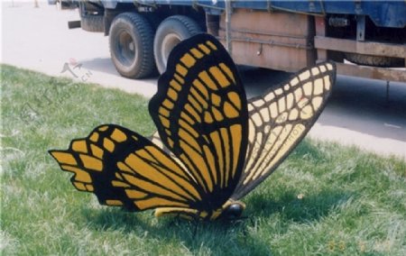 蝴蝶雕塑