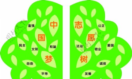 中国梦志愿树