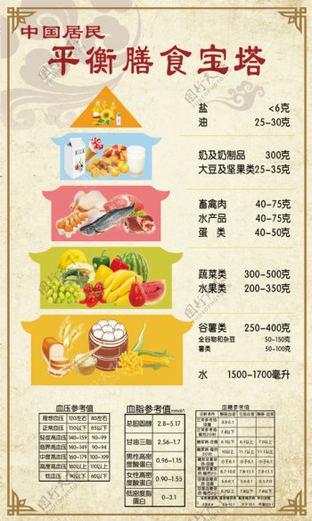 膳食宝塔中国居民营养