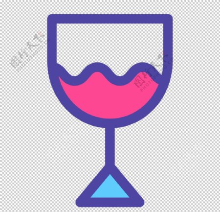 红酒餐饮标志图形图标装饰素材