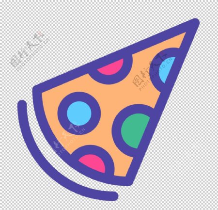 披萨餐饮标志图形图标装饰素材