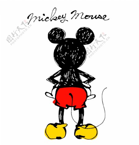 米老鼠卡通图案