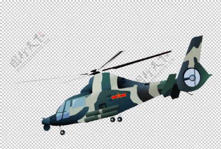 直升机武装飞机立体模型素材