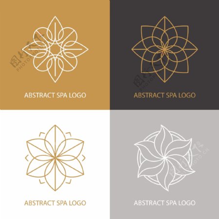 创意花型logo设计