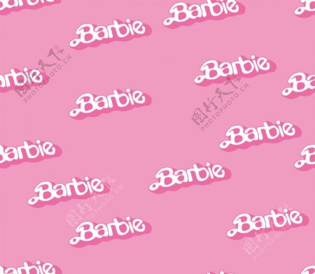 字母印花barbie