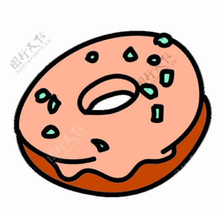 卡通甜甜圈图标图片