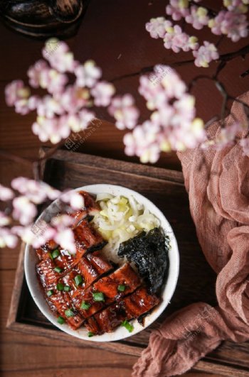 日式料理美食食材背景海报素材图片